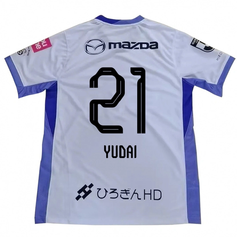 Danxen Hombre Camiseta Yudai Tanaka #21 Blanco Naranja 2ª Equipación 2025/26 La Camisa México