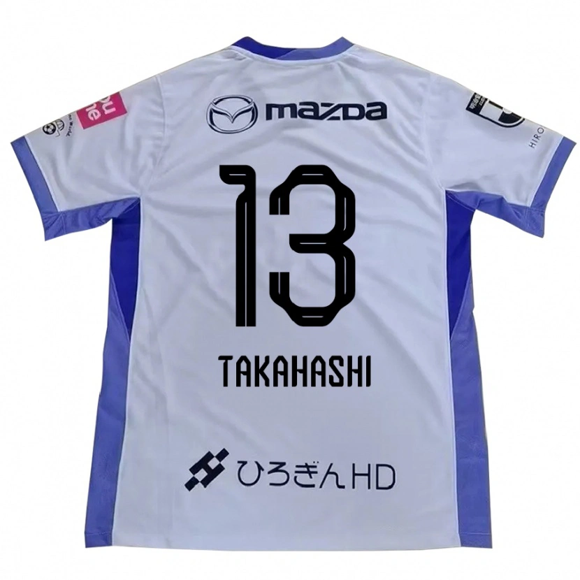 Danxen Hombre Camiseta Miyuki Takahashi #13 Blanco Naranja 2ª Equipación 2025/26 La Camisa México