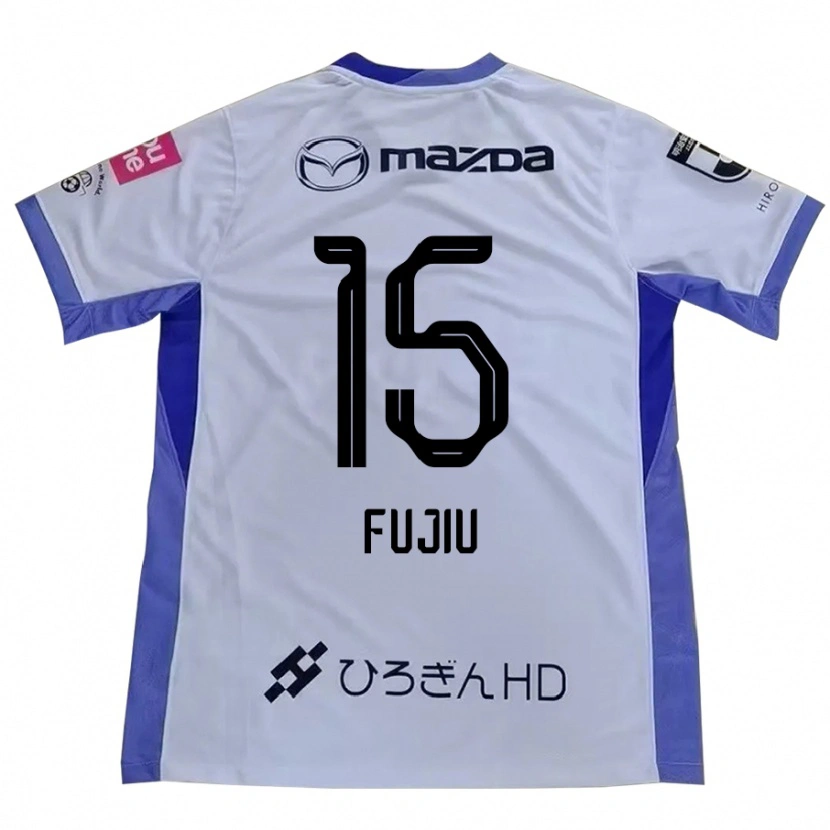 Danxen Hombre Camiseta Natsumi Fujiu #15 Blanco Naranja 2ª Equipación 2025/26 La Camisa México