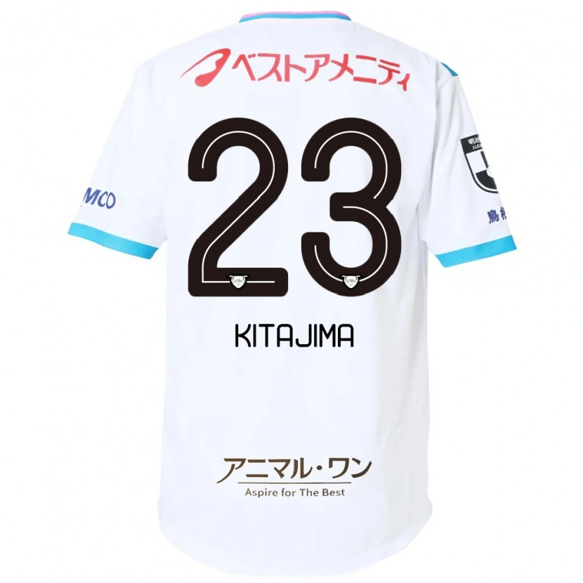 Danxen Hombre Camiseta Fumiya Kitajima #23 Azul Rosa 2ª Equipación 2025/26 La Camisa México