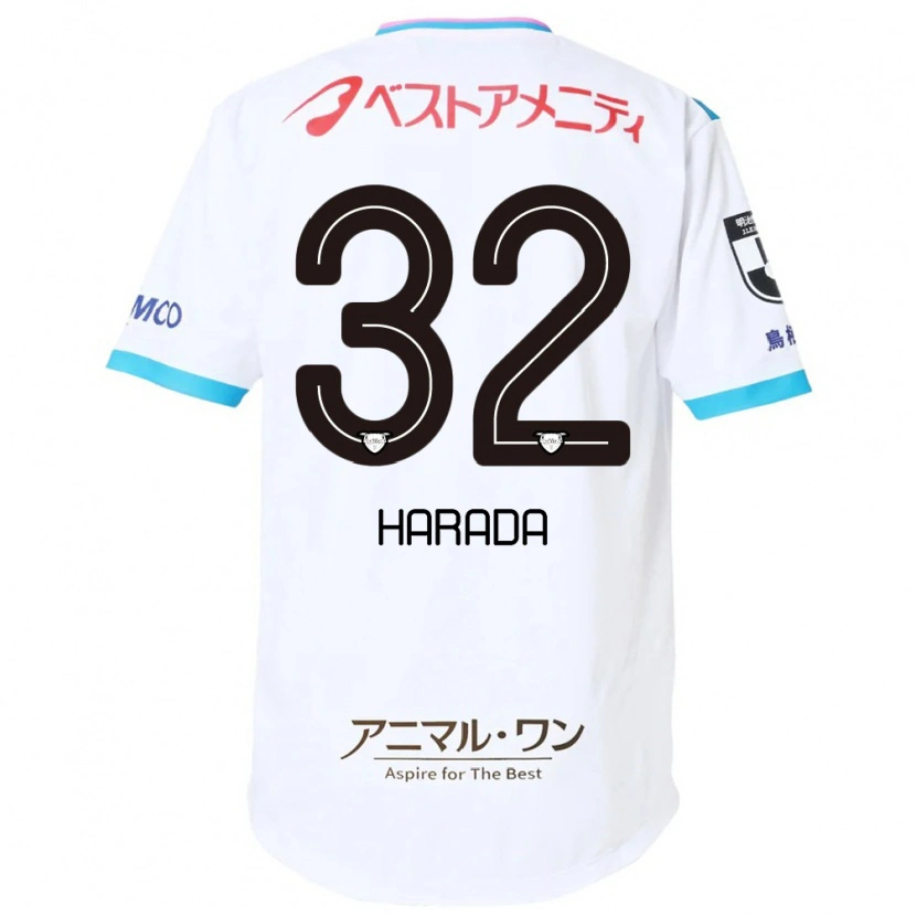 Danxen Hombre Camiseta Rentaro Harada #32 Azul Rosa 2ª Equipación 2025/26 La Camisa México