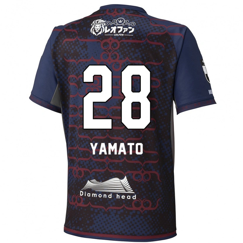 Danxen Hombre Camiseta Yamato Okada #28 Rojo Negro 2ª Equipación 2025/26 La Camisa México