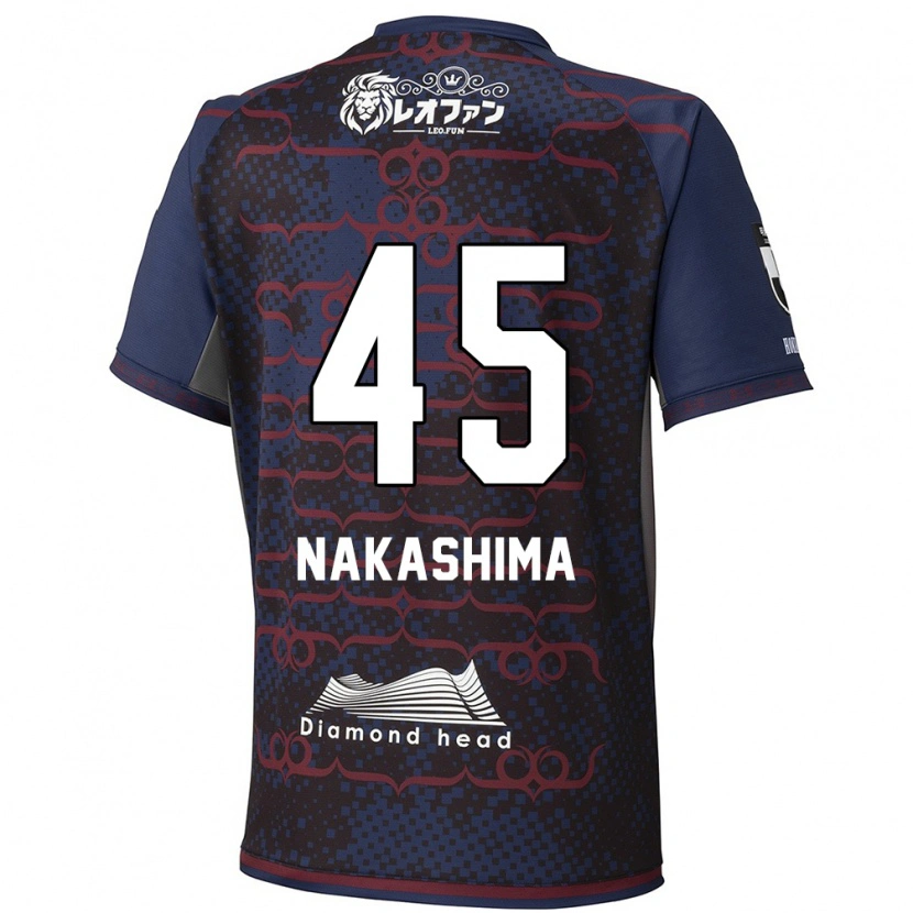Danxen Hombre Camiseta Taika Nakashima #45 Rojo Negro 2ª Equipación 2025/26 La Camisa México