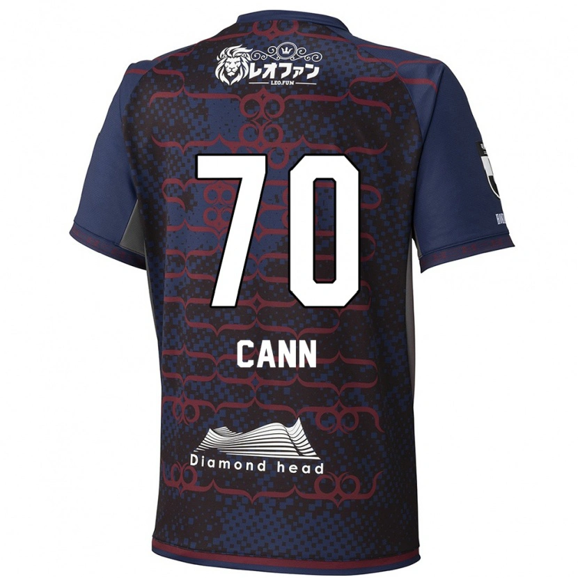 Danxen Hombre Camiseta Francis Cann #70 Rojo Negro 2ª Equipación 2025/26 La Camisa México