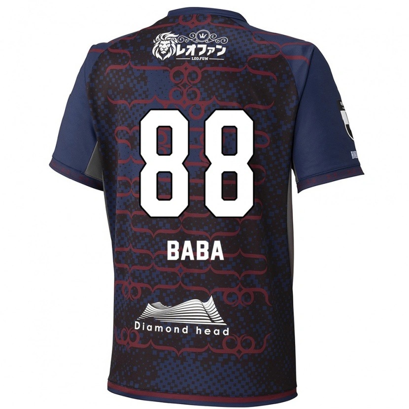 Danxen Hombre Camiseta Seiya Baba #88 Rojo Negro 2ª Equipación 2025/26 La Camisa México