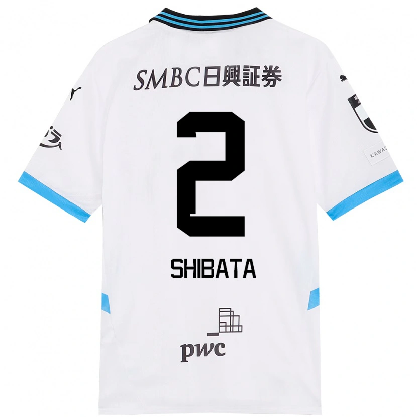Danxen Hombre Camiseta Shotaro Shibata #2 Blanco Azul Celeste 2ª Equipación 2025/26 La Camisa México
