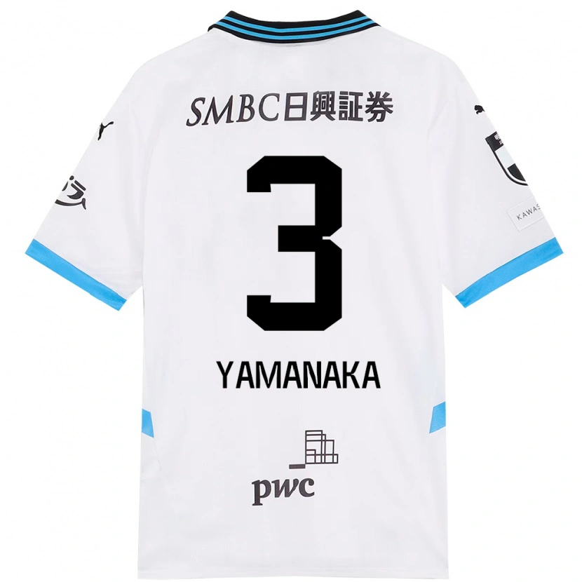 Danxen Hombre Camiseta Daiki Yamanaka #3 Azul Celeste Negro 2ª Equipación 2025/26 La Camisa México