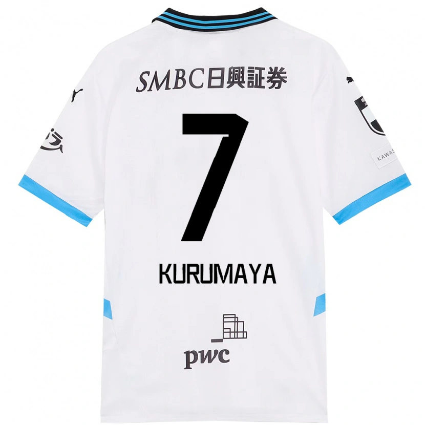 Danxen Hombre Camiseta Shintaro Kurumaya #7 Azul Celeste Negro 2ª Equipación 2025/26 La Camisa México