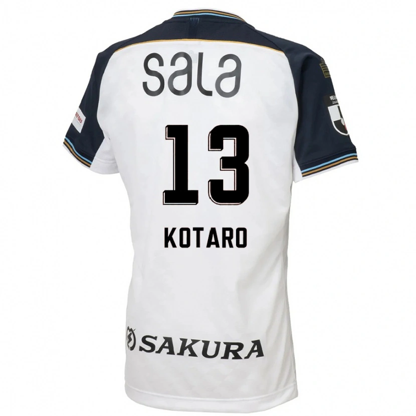 Danxen Hombre Camiseta Kotaro Fujikawa #13 Blanco Negro 2ª Equipación 2025/26 La Camisa México