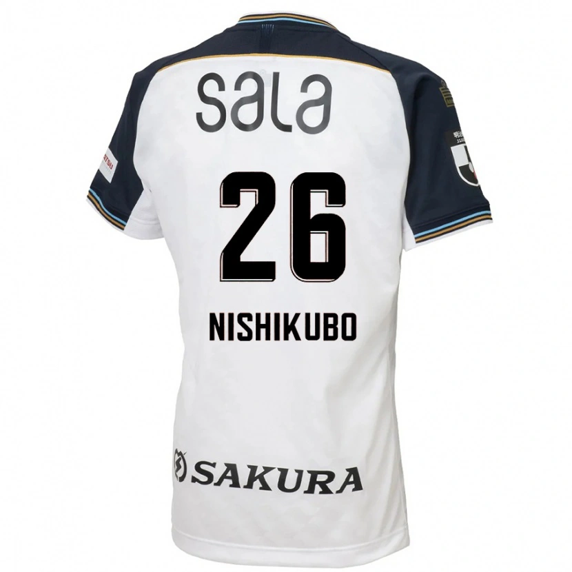 Danxen Hombre Camiseta Shunsuke Nishikubo #26 Azul Celeste Negro 2ª Equipación 2025/26 La Camisa México