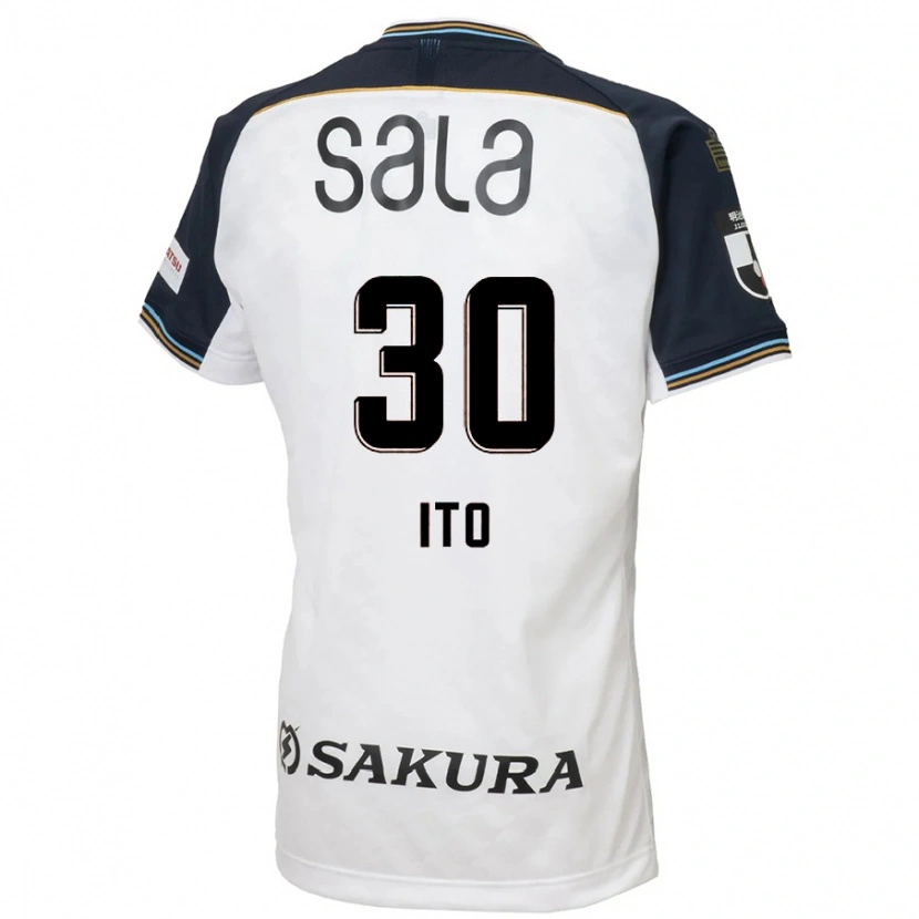 Danxen Hombre Camiseta Chikara Ito #30 Azul Celeste Negro 2ª Equipación 2025/26 La Camisa México