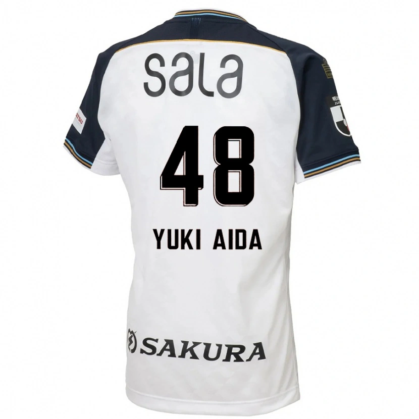 Danxen Hombre Camiseta Yuki Aida #48 Azul Celeste Negro 2ª Equipación 2025/26 La Camisa México
