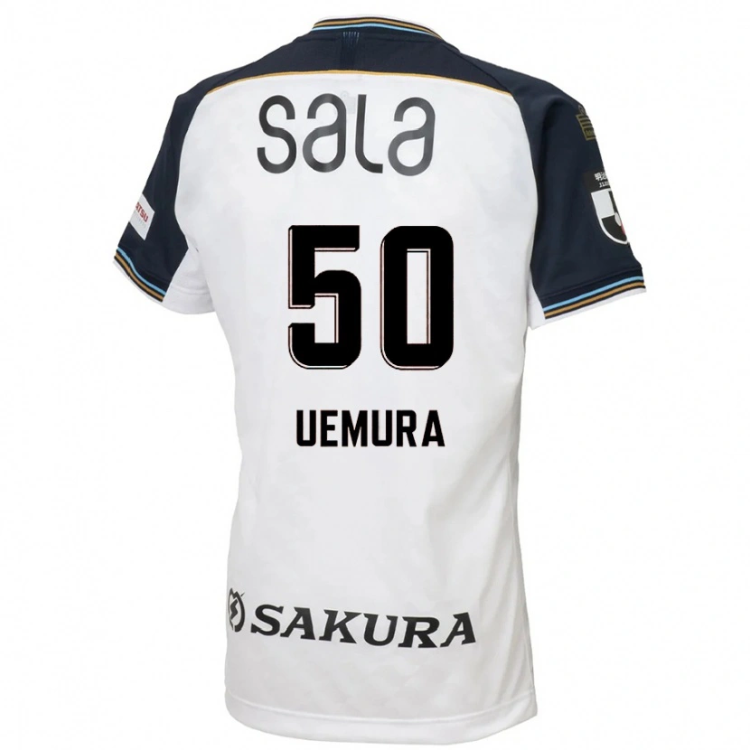 Danxen Hombre Camiseta Hiroto Uemura #50 Azul Celeste Negro 2ª Equipación 2025/26 La Camisa México