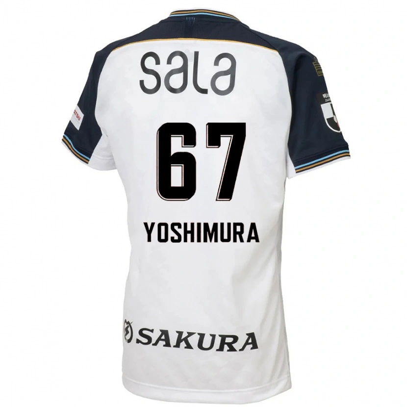 Danxen Hombre Camiseta Ryusei Yoshimura #67 Azul Celeste Negro 2ª Equipación 2025/26 La Camisa México