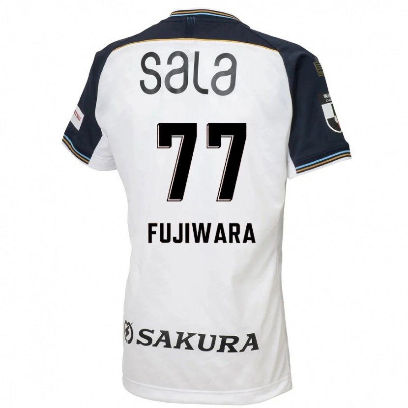 Danxen Hombre Camiseta Kensuke Fujiwara #77 Azul Celeste Negro 2ª Equipación 2025/26 La Camisa México