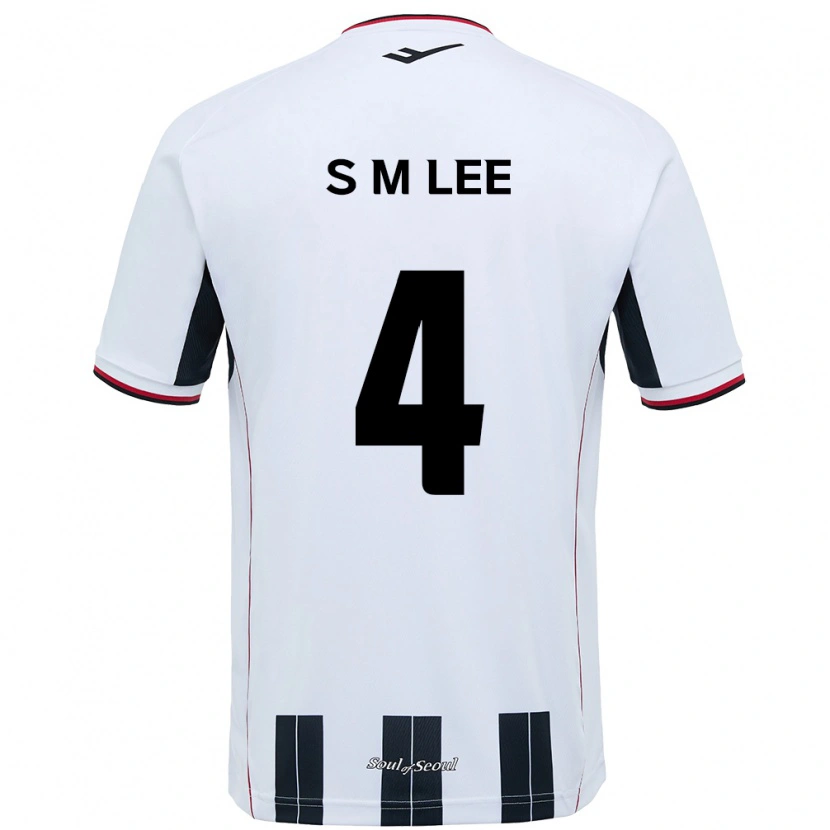 Danxen Hombre Camiseta Sang-Min Lee #4 Negro Rojo 2ª Equipación 2025/26 La Camisa México
