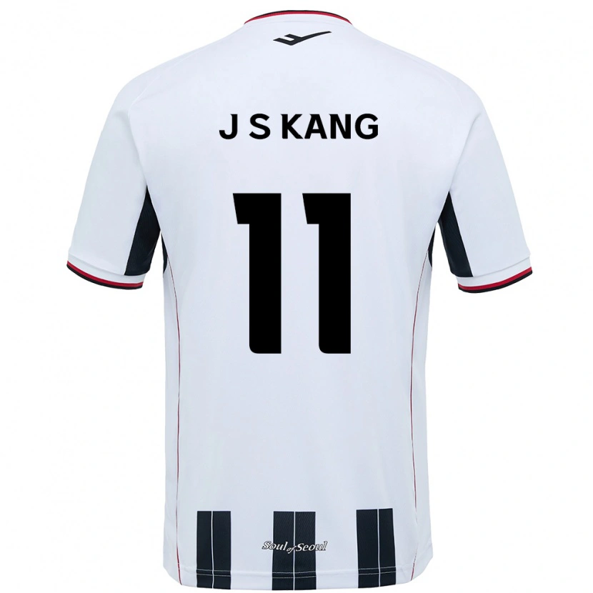 Danxen Hombre Camiseta Seong-Jin Kang #11 Negro Rojo 2ª Equipación 2025/26 La Camisa México