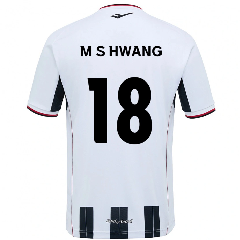 Danxen Hombre Camiseta Seong-Min Hwang #18 Negro Rojo 2ª Equipación 2025/26 La Camisa México