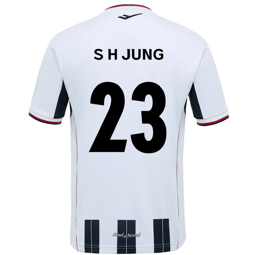 Danxen Hombre Camiseta Hyeon-Soo Jung #23 Negro Rojo 2ª Equipación 2025/26 La Camisa México