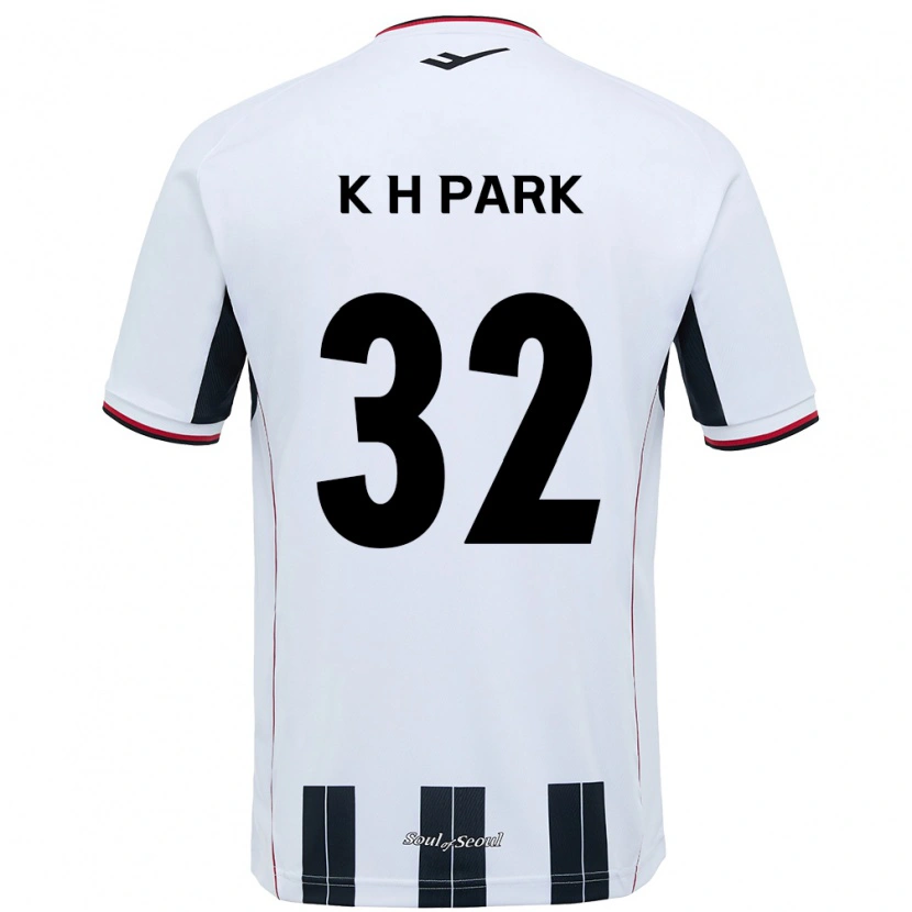 Danxen Hombre Camiseta Han-Kyul Park #32 Negro Rojo 2ª Equipación 2025/26 La Camisa México