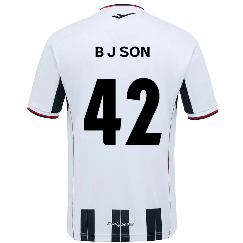 Danxen Hombre Camiseta Jeong-Beom Son #42 Negro Rojo 2ª Equipación 2025/26 La Camisa México