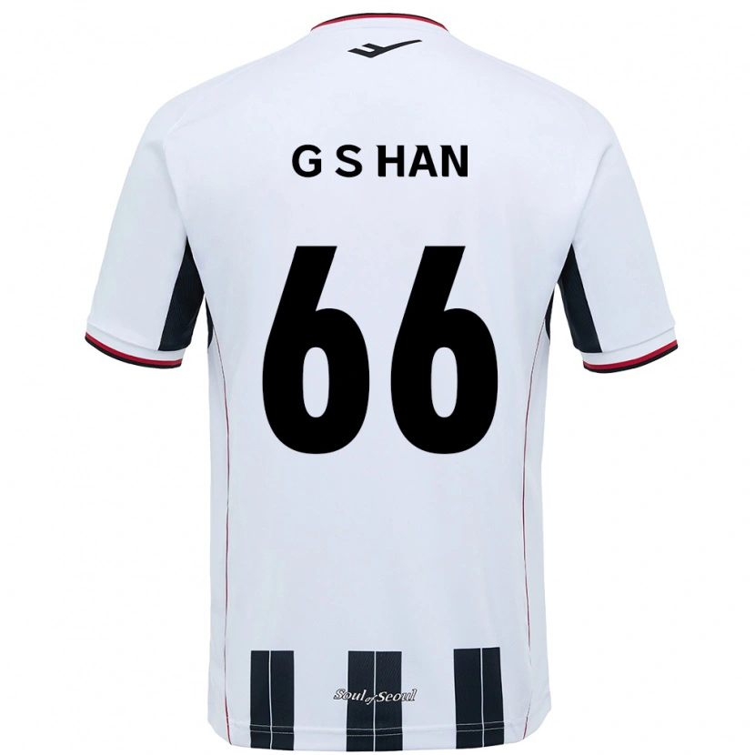 Danxen Hombre Camiseta Seung-Gyu Han #66 Negro Rojo 2ª Equipación 2025/26 La Camisa México