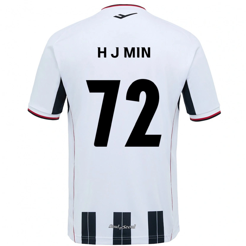 Danxen Hombre Camiseta Ji-Hoon Min #72 Negro Rojo 2ª Equipación 2025/26 La Camisa México