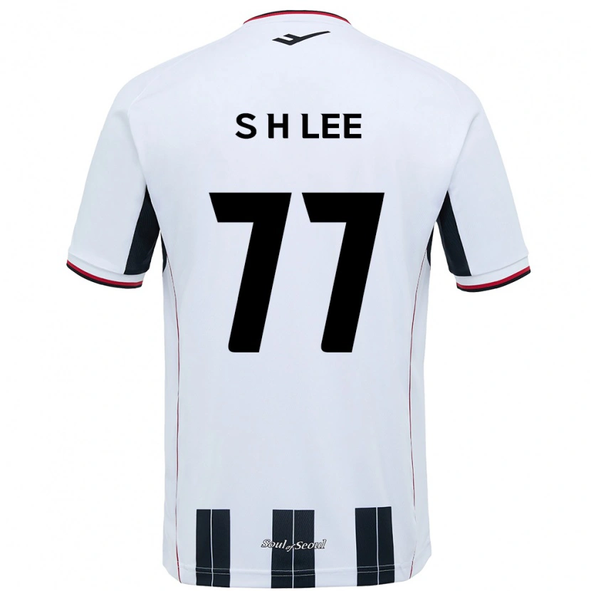 Danxen Hombre Camiseta Hyeon-Seung Lee #77 Negro Rojo 2ª Equipación 2025/26 La Camisa México