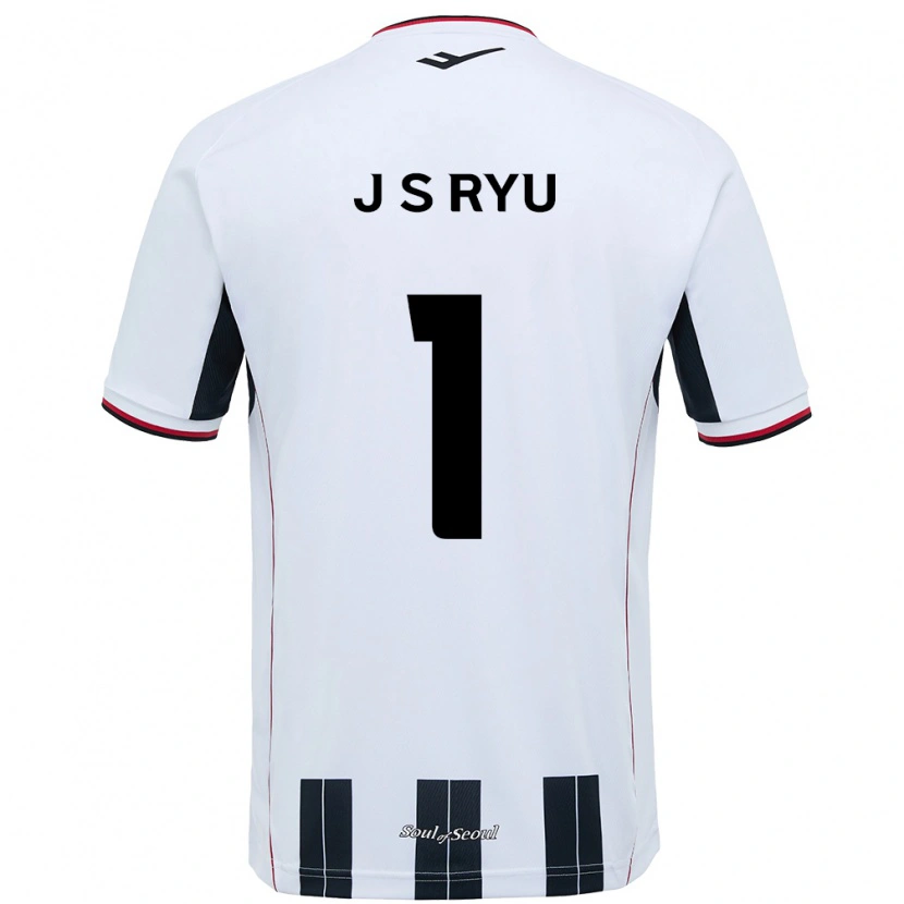 Danxen Hombre Camiseta Ryu Ji-Soo #1 Negro Rojo 2ª Equipación 2025/26 La Camisa México
