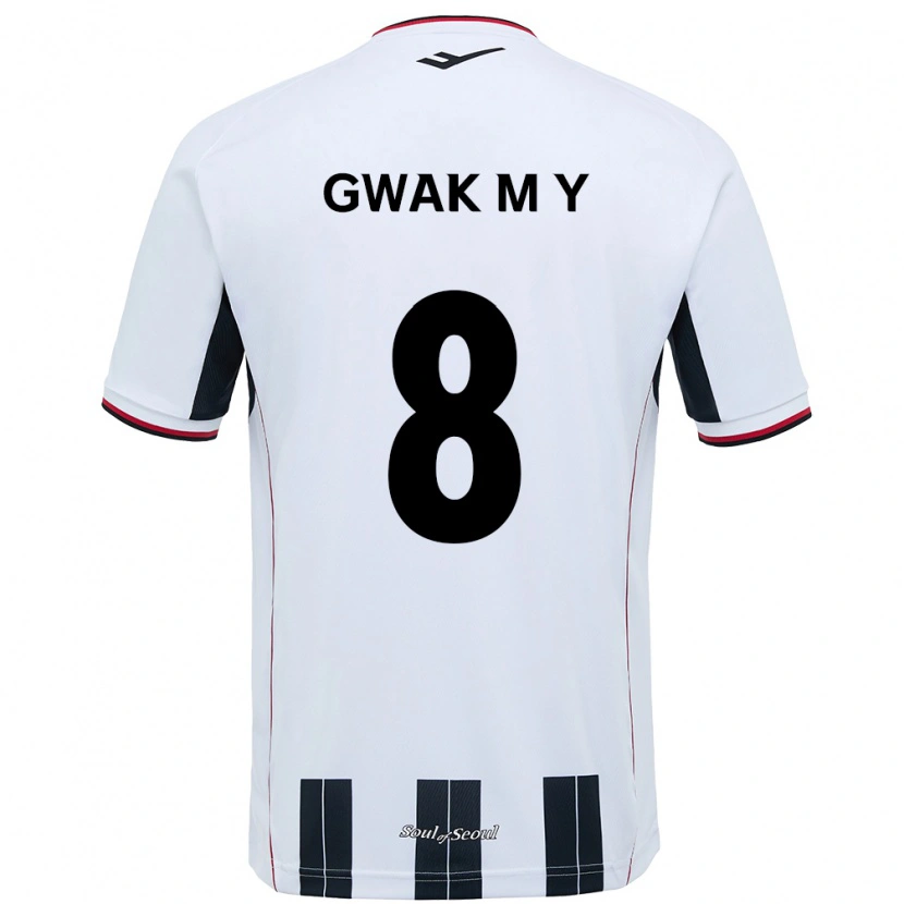 Danxen Hombre Camiseta Gwak Min-Young #8 Negro Rojo 2ª Equipación 2025/26 La Camisa México