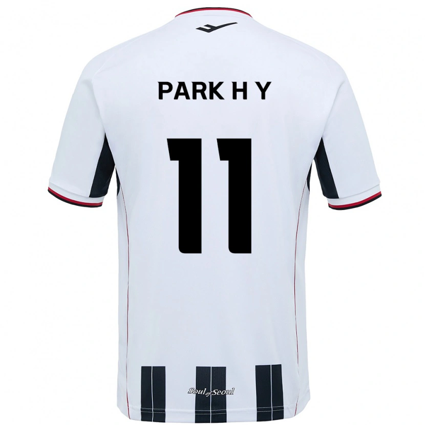 Danxen Hombre Camiseta Park Hee-Young #11 Negro Rojo 2ª Equipación 2025/26 La Camisa México