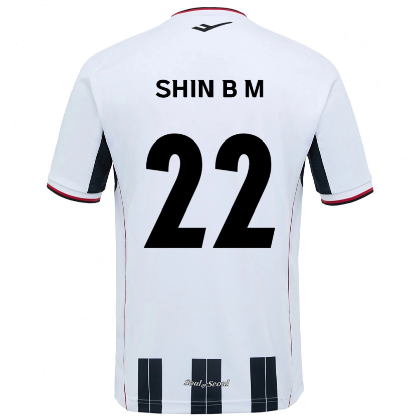 Danxen Hombre Camiseta Shin Bo-Mi #22 Negro Rojo 2ª Equipación 2025/26 La Camisa México