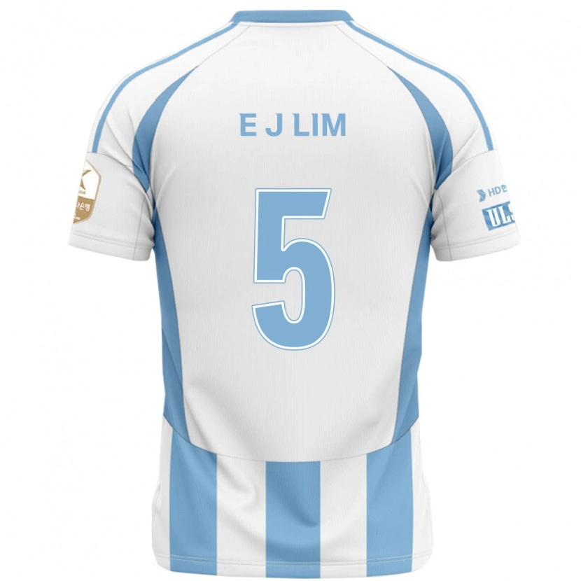 Danxen Hombre Camiseta Jong-Eun Lim #5 Azul Real Amarillo 2ª Equipación 2025/26 La Camisa México