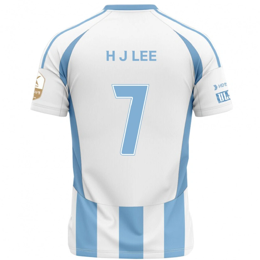Danxen Hombre Camiseta Jae-Hun Lee #7 Azul Real Amarillo 2ª Equipación 2025/26 La Camisa México
