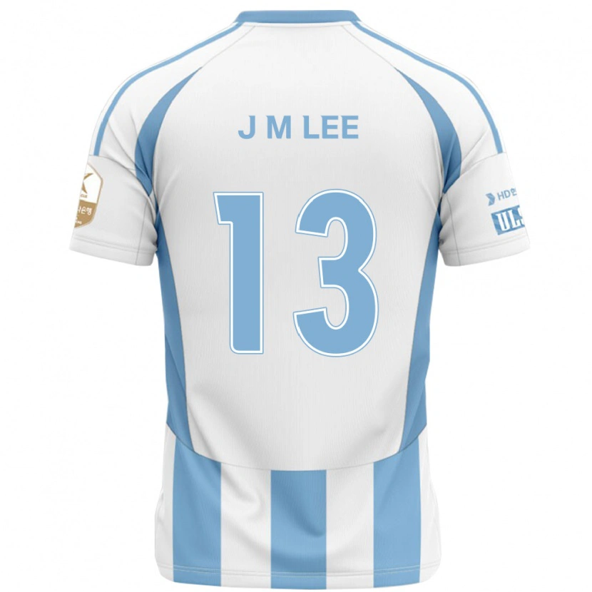 Danxen Hombre Camiseta Myung-Jae Lee #13 Azul Real Amarillo 2ª Equipación 2025/26 La Camisa México