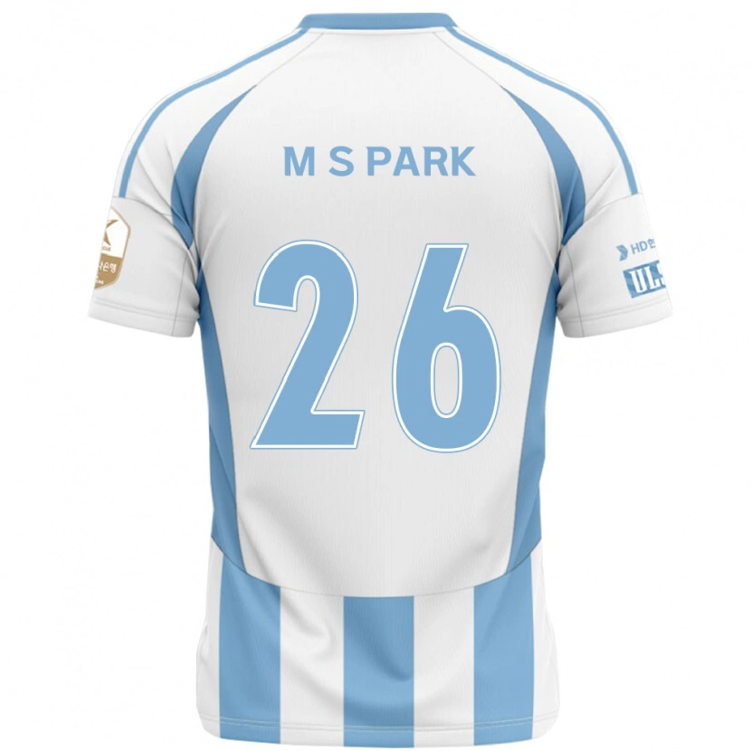 Danxen Hombre Camiseta Min-Seo Park #26 Azul Real Amarillo 2ª Equipación 2025/26 La Camisa México