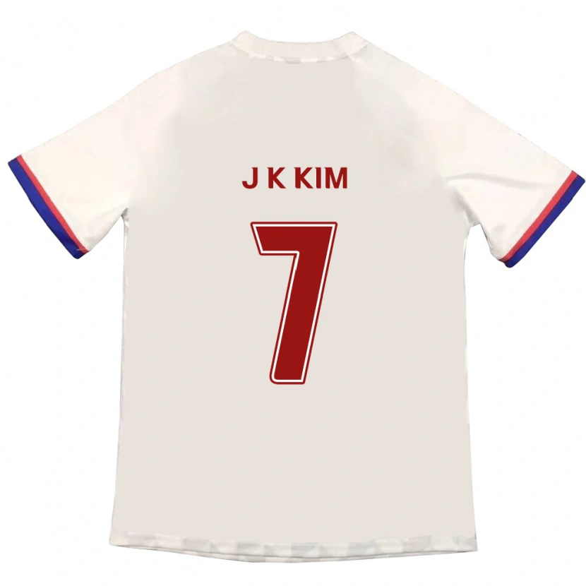 Danxen Hombre Camiseta Ki-Jun Kim #7 Azul Real Rojo 2ª Equipación 2025/26 La Camisa México