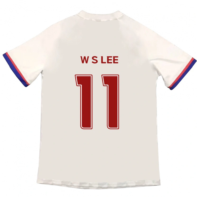 Danxen Hombre Camiseta Seung-Woo Lee #11 Azul Real Rojo 2ª Equipación 2025/26 La Camisa México