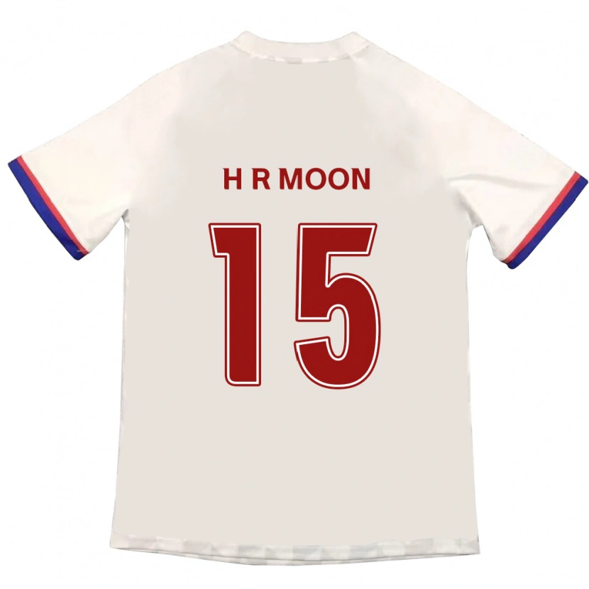 Danxen Hombre Camiseta Ha-Rang Moon #15 Blanquecino Rojo 2ª Equipación 2025/26 La Camisa México