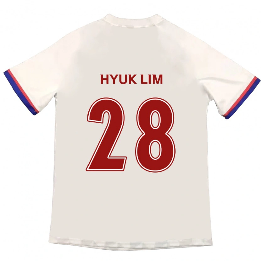 Danxen Hombre Camiseta Hyuk Lim #28 Azul Real Rojo 2ª Equipación 2025/26 La Camisa México