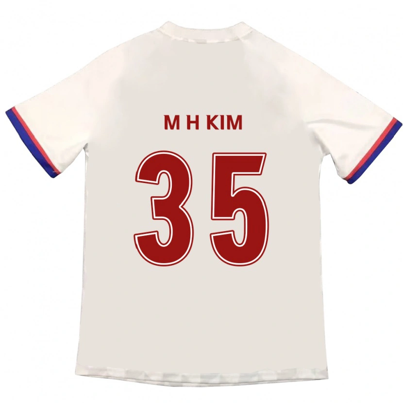 Danxen Hombre Camiseta Hyeon-Min Kim #35 Azul Real Rojo 2ª Equipación 2025/26 La Camisa México