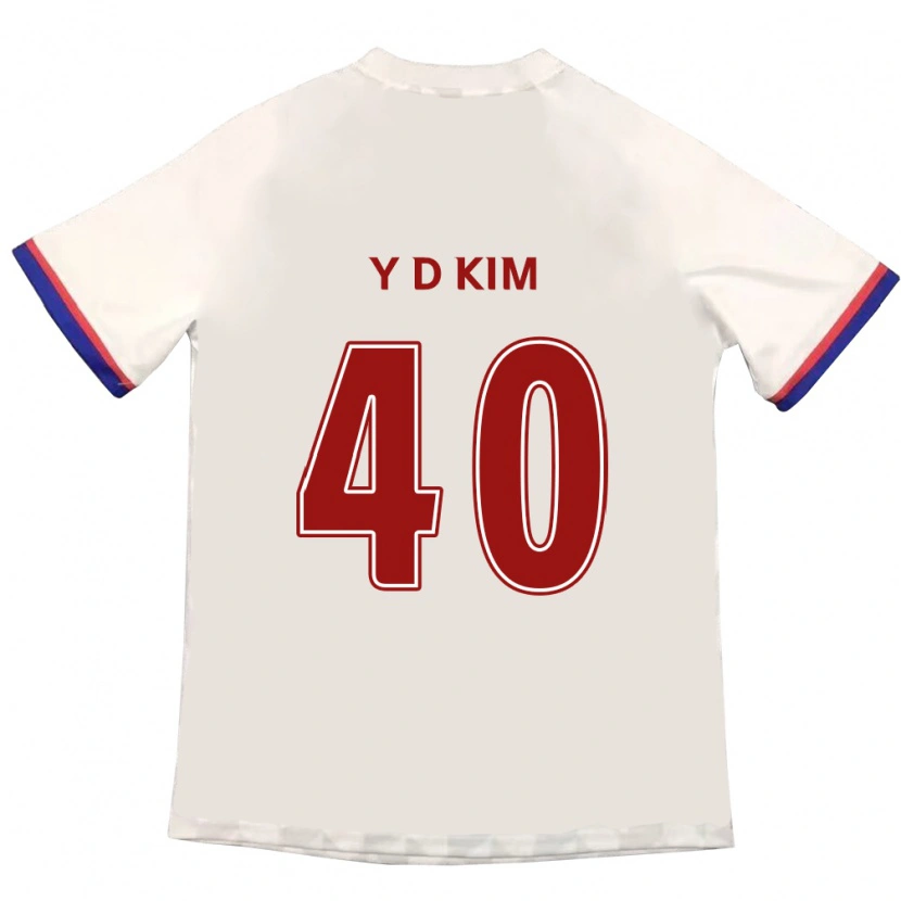 Danxen Hombre Camiseta Do-Yoon Kim #40 Azul Real Rojo 2ª Equipación 2025/26 La Camisa México