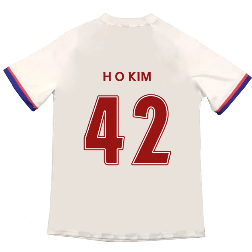Danxen Hombre Camiseta One-Hyung Kim #42 Azul Real Rojo 2ª Equipación 2025/26 La Camisa México