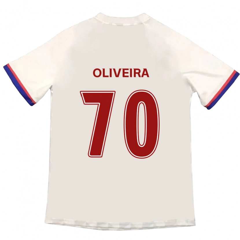 Danxen Hombre Camiseta Anderson Oliveira #70 Azul Real Rojo 2ª Equipación 2025/26 La Camisa México