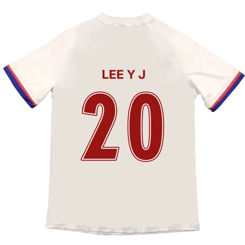 Danxen Hombre Camiseta Lee Yu-Jin #20 Azul Real Rojo 2ª Equipación 2025/26 La Camisa México