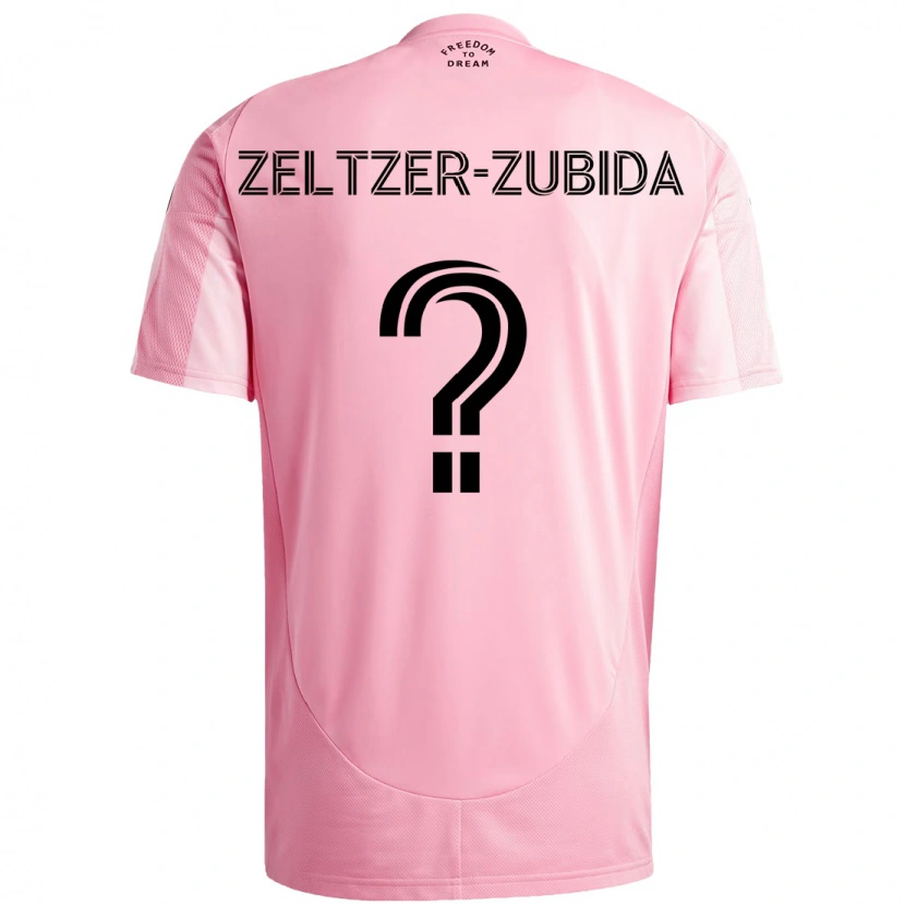 Danxen Mujer Camiseta Idoh Zeltzer-Zubida #0 Negro Rosa 1ª Equipación 2025/26 La Camisa México