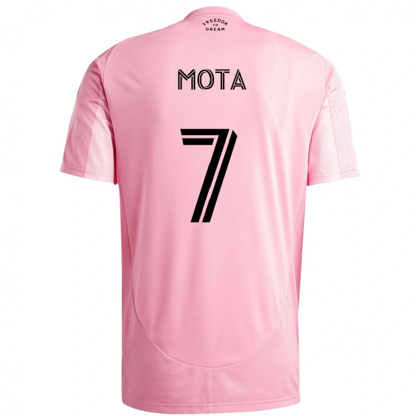 Danxen Mujer Camiseta Jean Mota #7 Negro Rosa 1ª Equipación 2025/26 La Camisa México