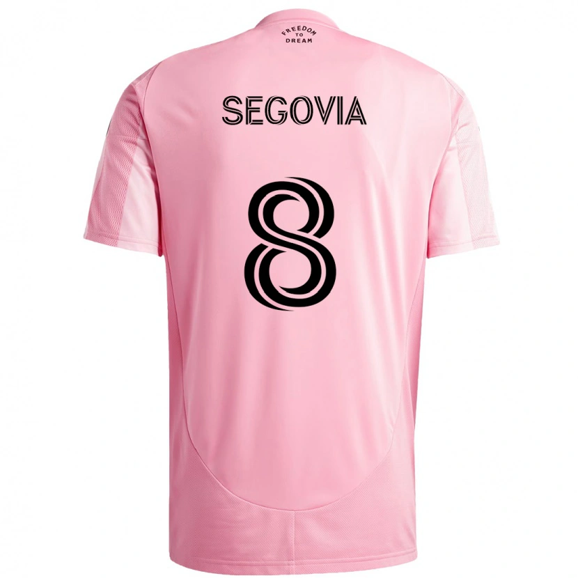 Danxen Mujer Camiseta Telasco Segovia #8 Negro Rosa 1ª Equipación 2025/26 La Camisa México