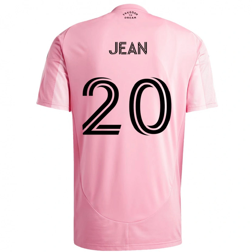 Danxen Mujer Camiseta Corentin Jean #20 Negro Rosa 1ª Equipación 2025/26 La Camisa México