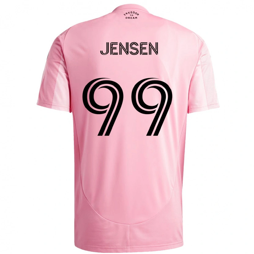 Danxen Mujer Camiseta Cole Jensen #99 Negro Rosa 1ª Equipación 2025/26 La Camisa México